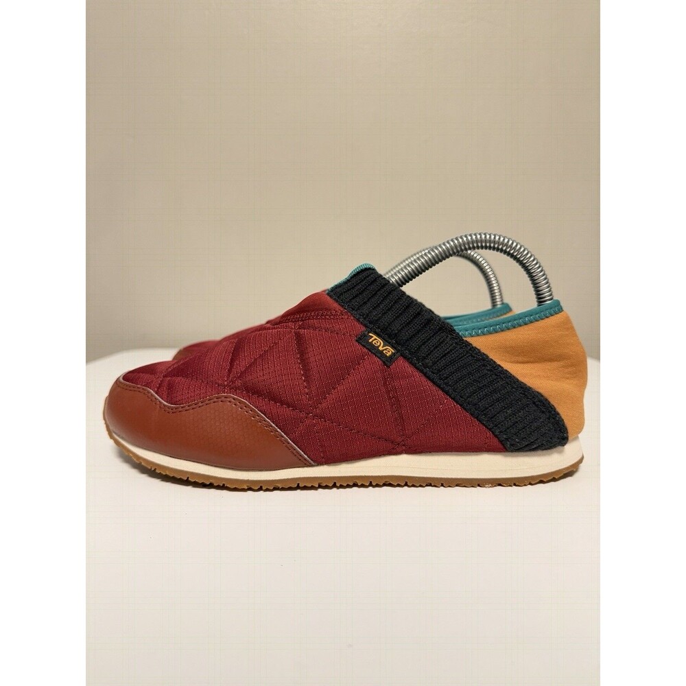 Teva Reember Moc Dark Red Orange Tea Slip On Camping Shoes 1125471 Women’s US 8